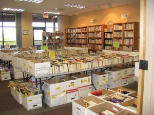 Our Fall and Spring Book Sales have more than 20,000 books each!